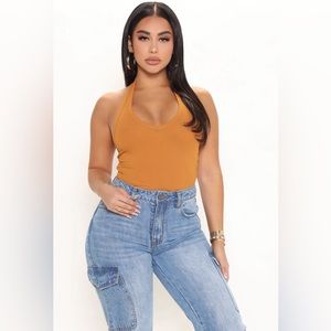 FASHION NOVA HALTER BODYSUIT